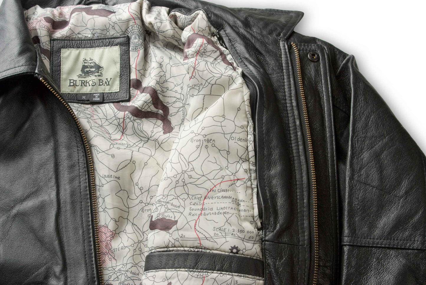 Concealed Carry Leather Jacket | CCW | Burks Bay | Buffed Bomber