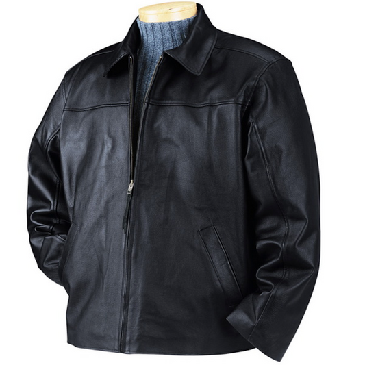 Napa Leather Driving Jacket | Burks Bay